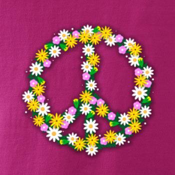 Peace symbol margaréty