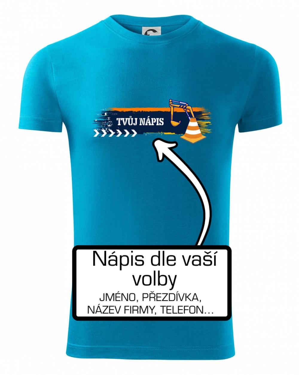 Stavba - vlastní nápis - bagrista