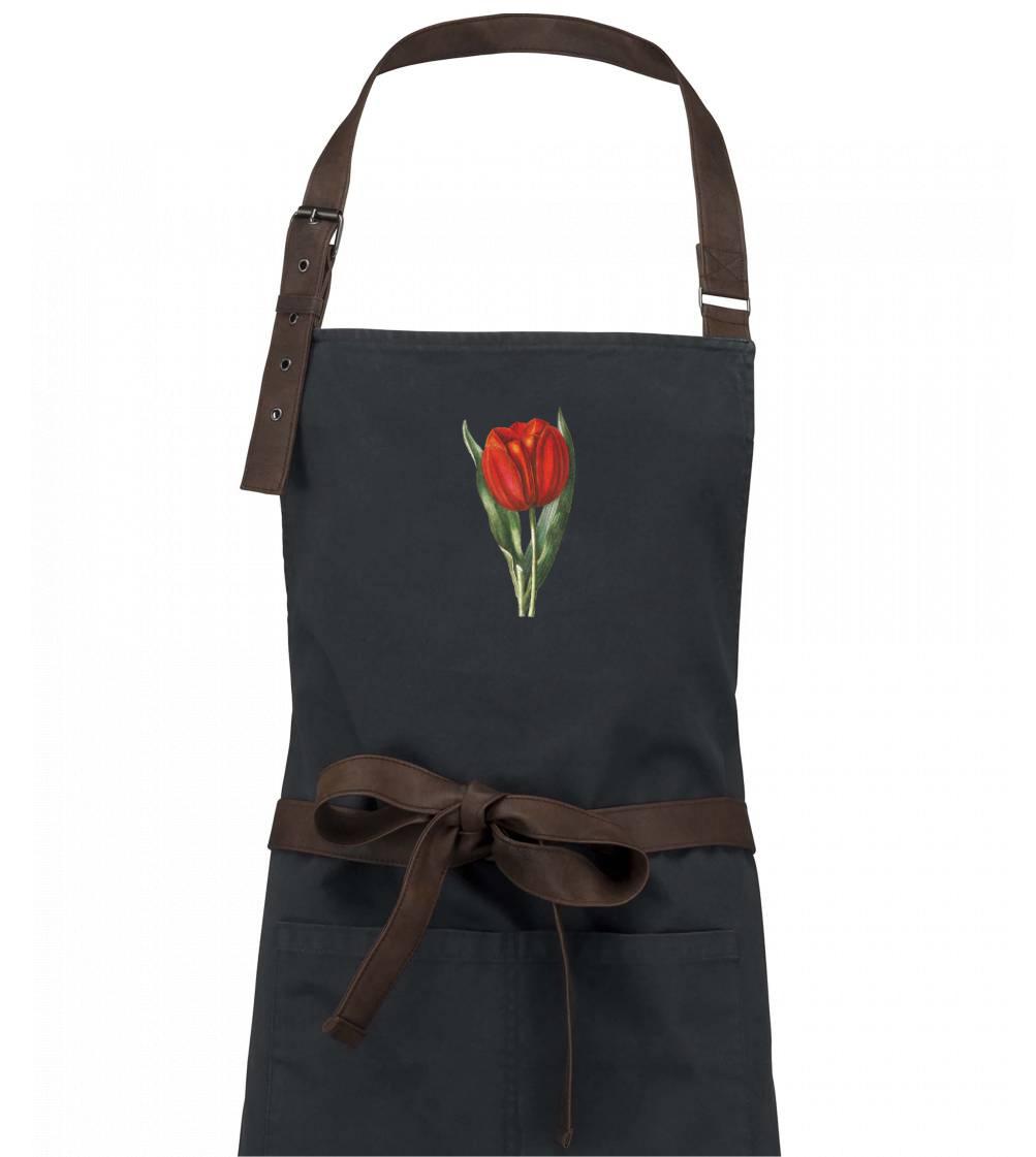Tričká s kvetinami - Červený tulipán - Zástera Vintage