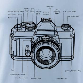 Nákres starý fotoaparát Nákres starý fotoaparát