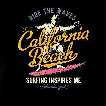 Authentic gear ride the waves