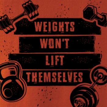 Weights wont lift themselfs