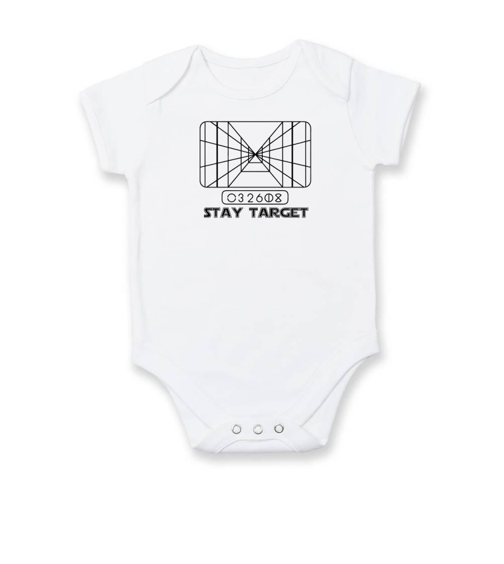 Filmové tričká - SW - Stay Target - Body dojčenské s krátkym rukávom