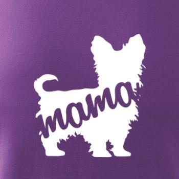 Yorkšírský teriér mama obrys