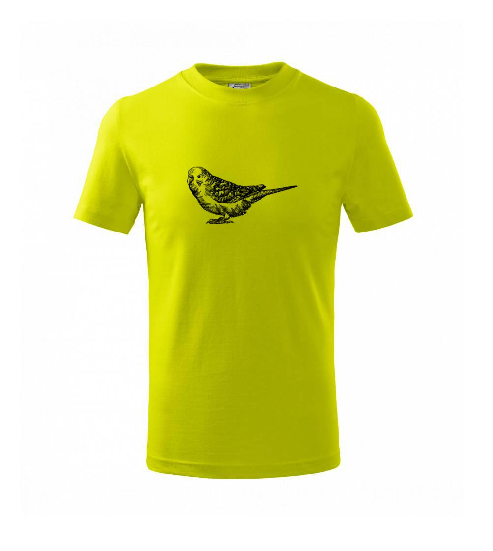 Ceruzkou kreslený Papagáj