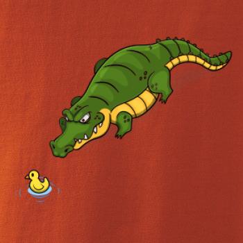Krokodíl zelený s kačičkou