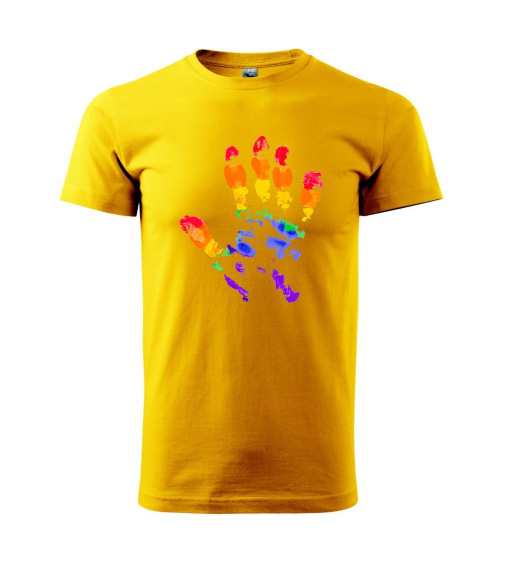 LGBT hand print LGBT hand print