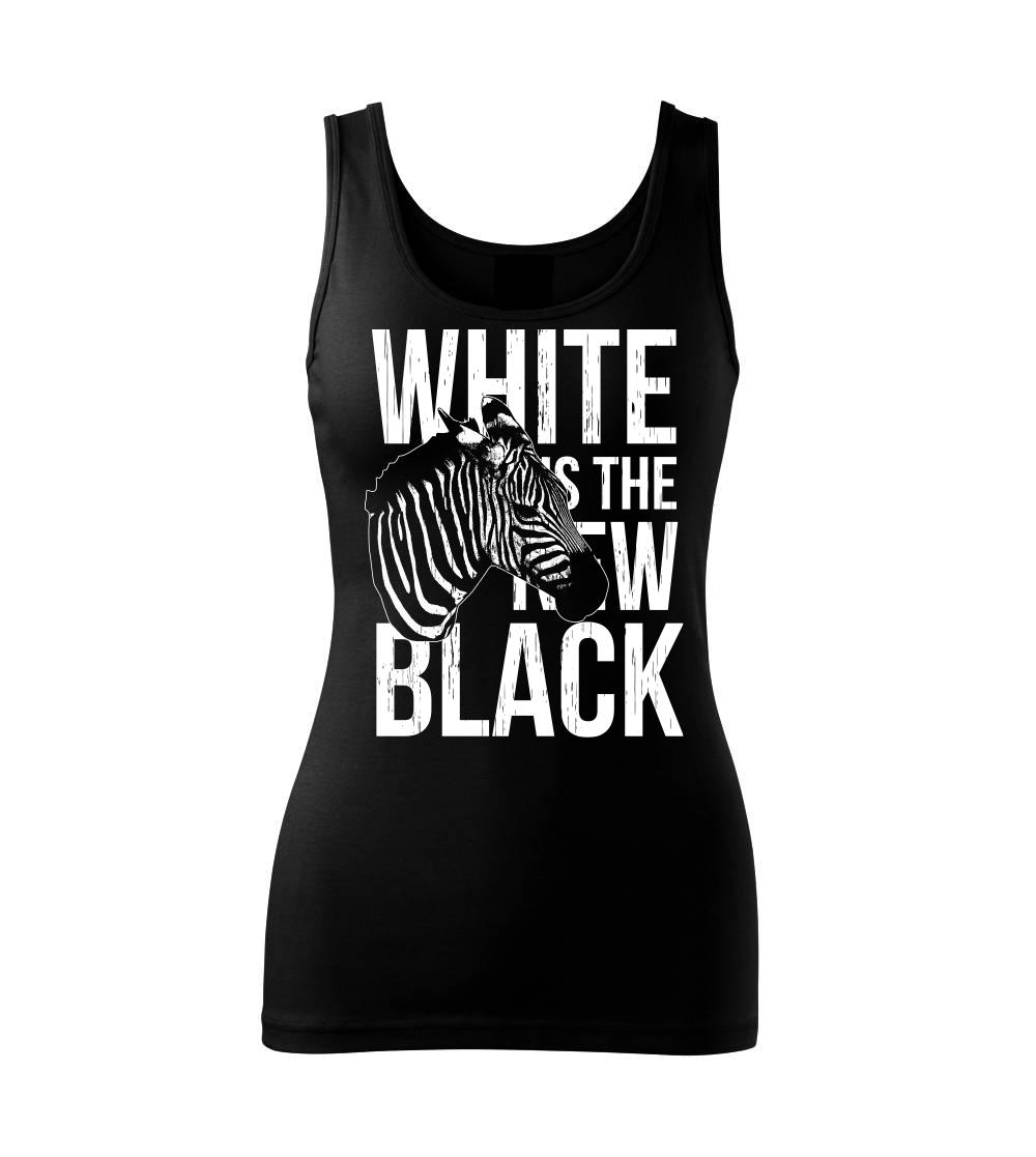 Tričká so zvieratami - Zebra bw - Dámske tielko