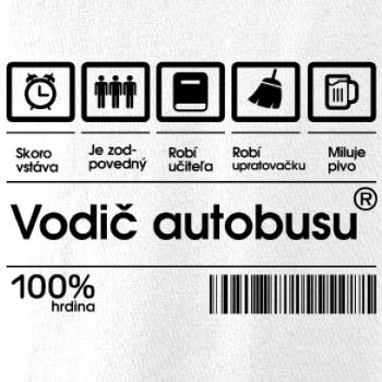 Čiarový kód - Vodič autobusu / Vodička autobusu