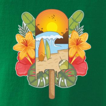 Leto, nanuk, more, pláž