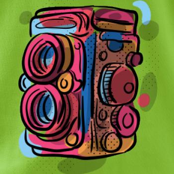 Foťák farebný - dve šošovky