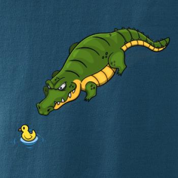Krokodíl zelený s kačičkou