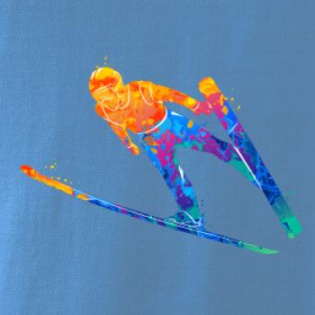 Skokan na lyžiach splash