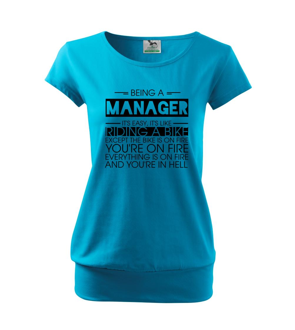 Being a manager - bike Being a manager - bike