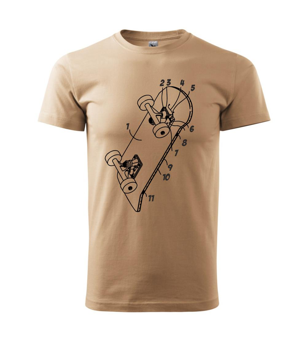 Skateboard nákres dosky Skateboard nákres dosky