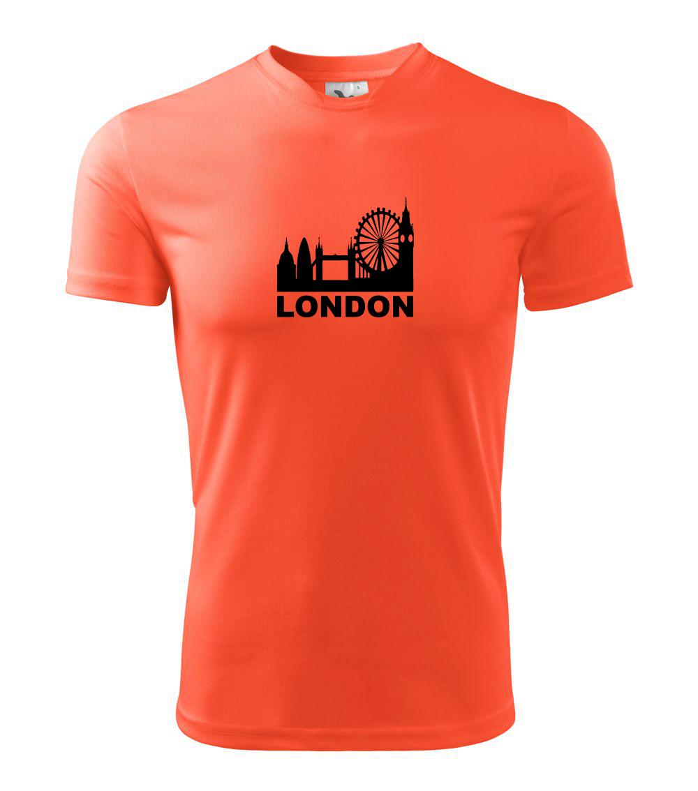 Tričká Anglicko - London Silueta - Detské tričko športové