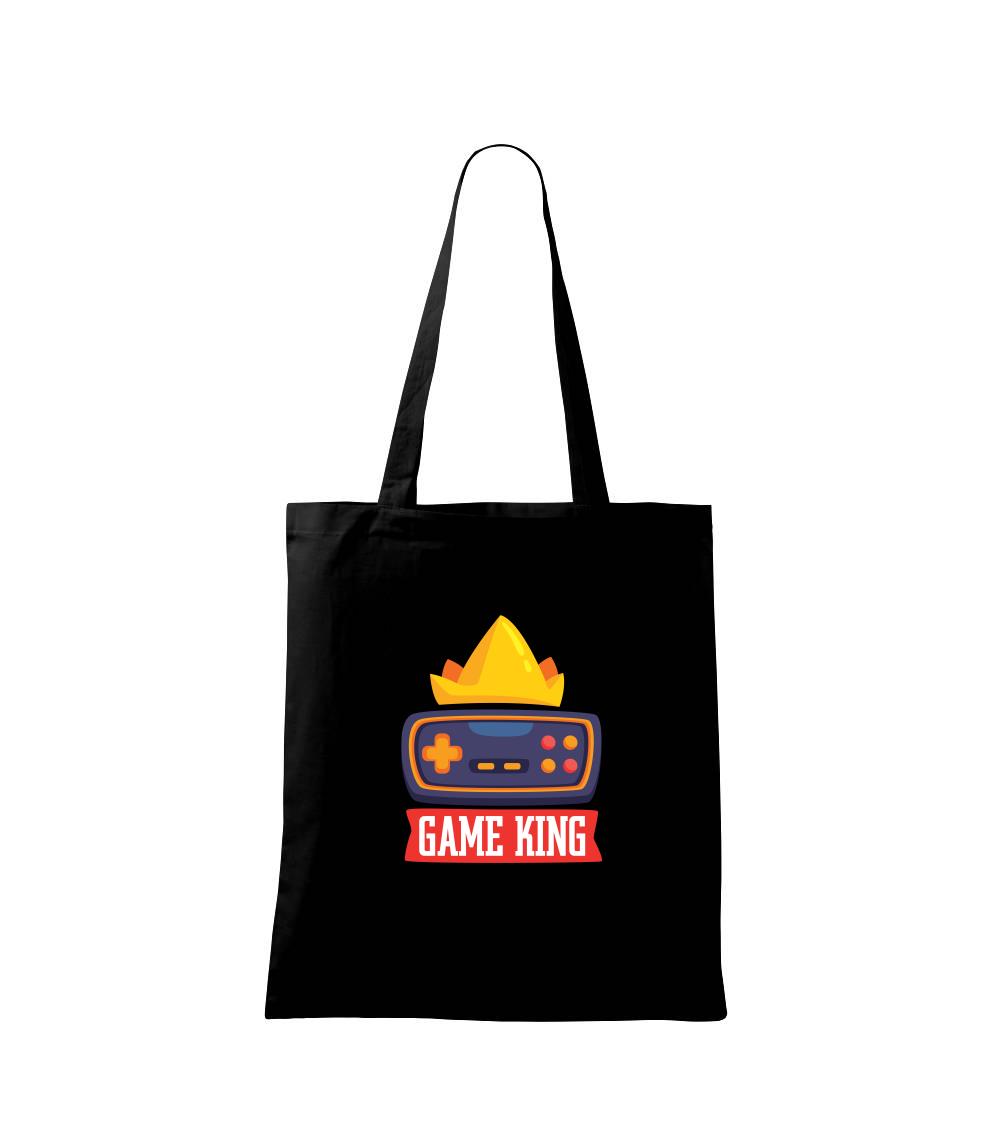 Tričká pre ajťákov - Game king - kreslený - Taška bavlnená