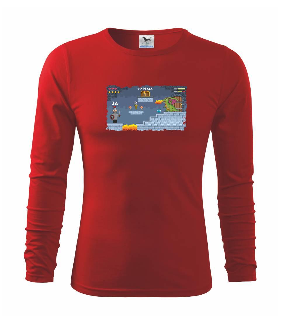 Tričká pre ajťákov - Ja vs. výplata SK - Tričko detské Long Sleeve