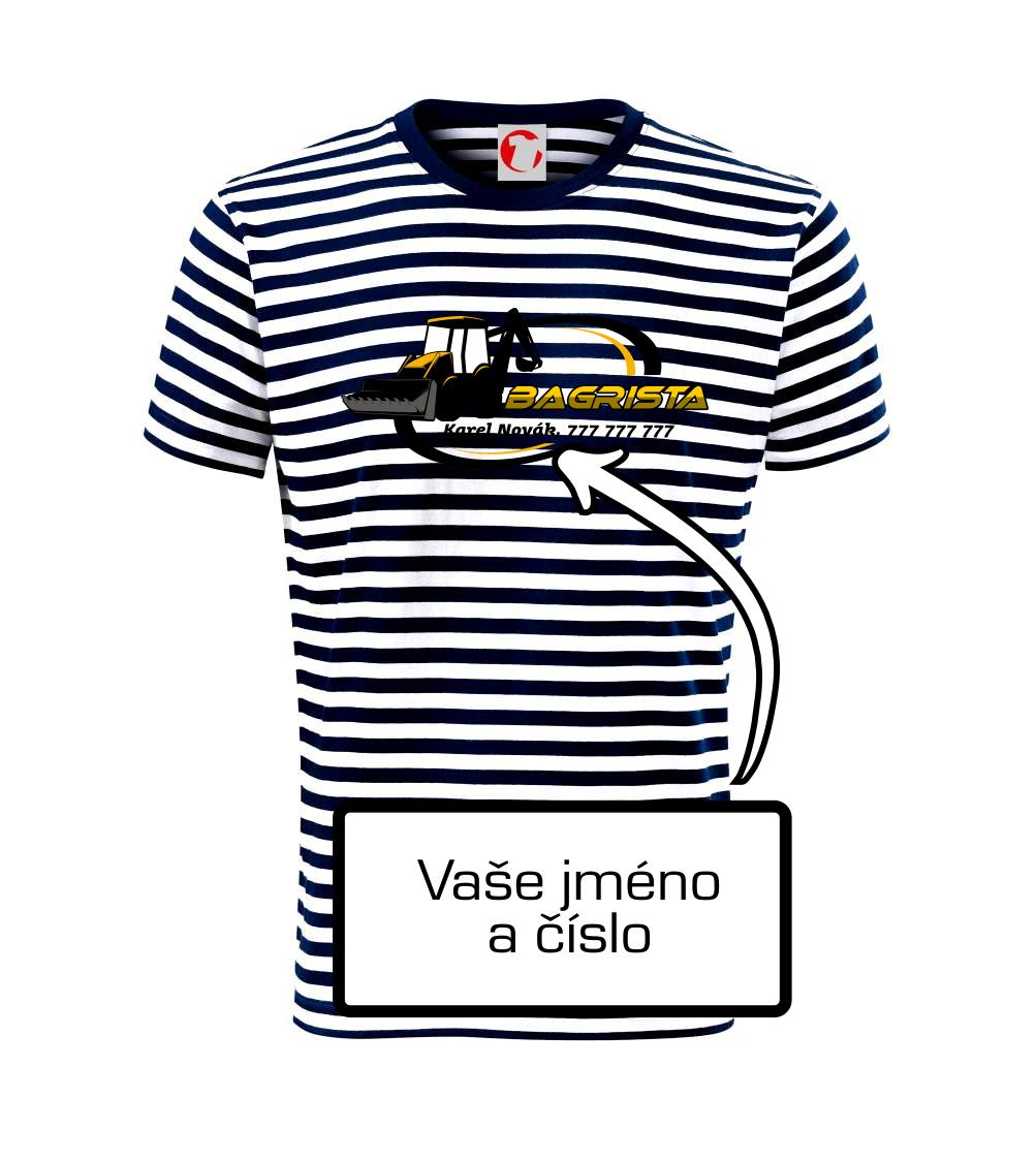 Bagrista v kruhu - vlastný nápis Bagrista v kruhu - vlastný nápis