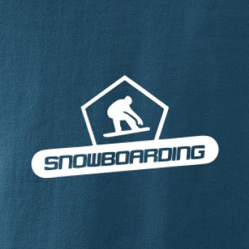 Snowboarding nápis logo