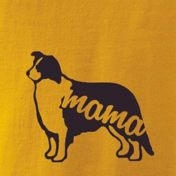 Borderská kólia mama obrys Borderská kólia mama obrys