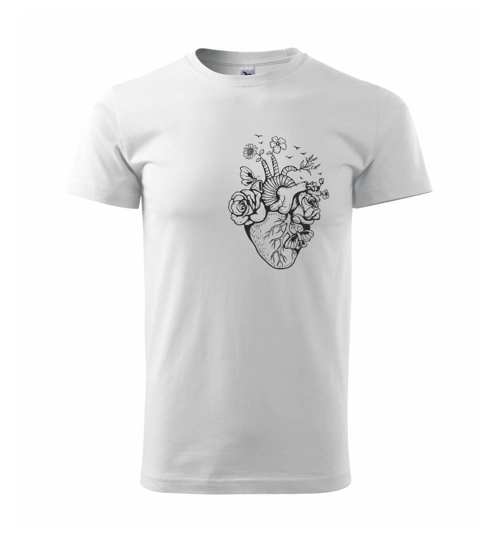 Životný štýl - Srdce plné prírody - Tričko extra veľké  (5-8XL)
