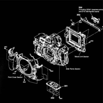Nákres Digitálny fotoaparát Nákres Digitálny fotoaparát