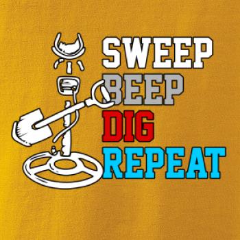 Sweep Beep Dig Repeat Sweep Beep Dig Repeat