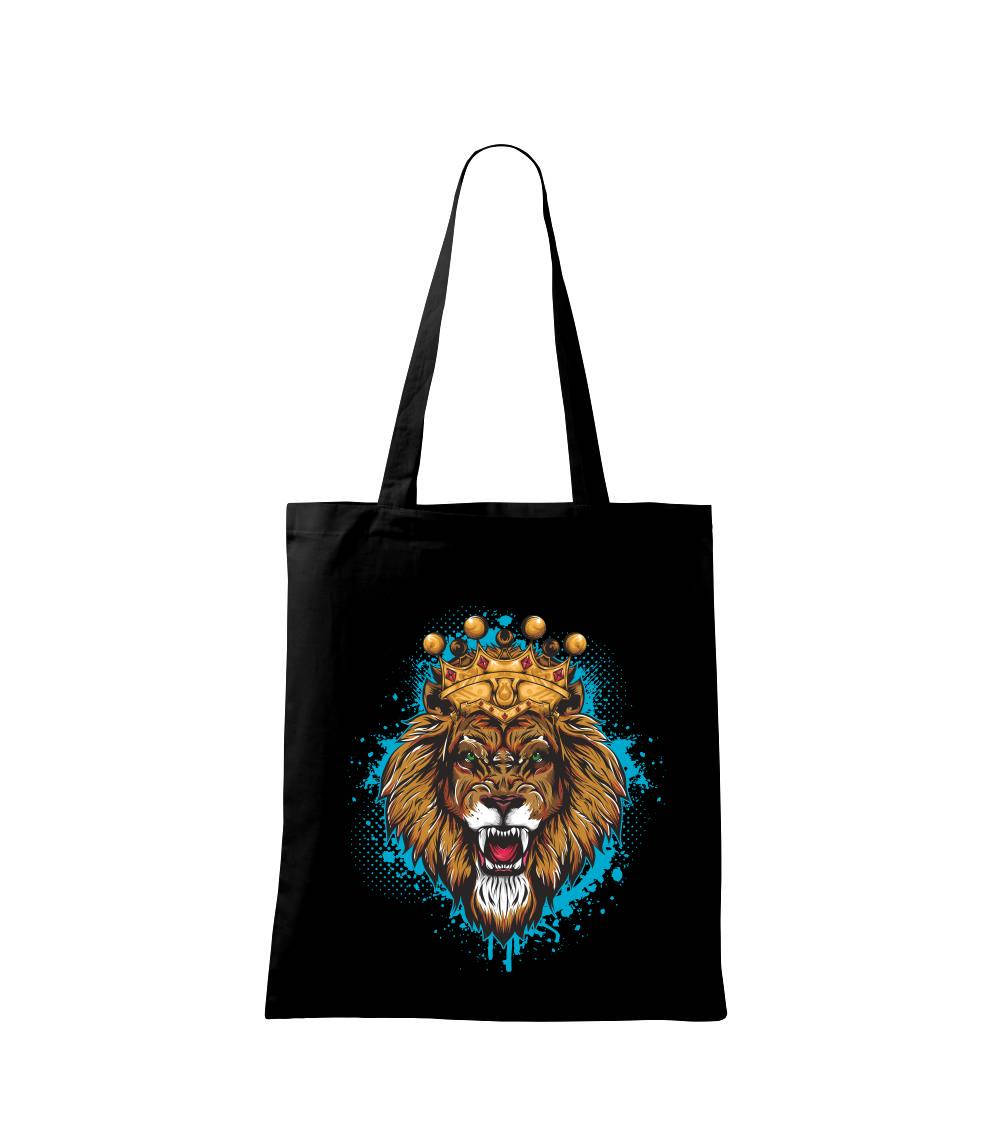 Lev kreslený s korunou