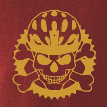 Lebka cyklista - prilba zlatá 