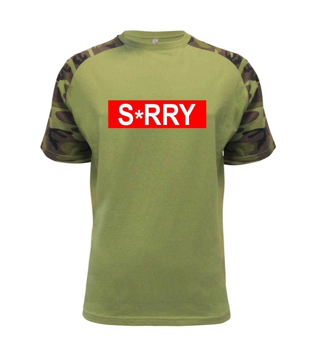 Tričká na párty - S*RRY - Raglan Military