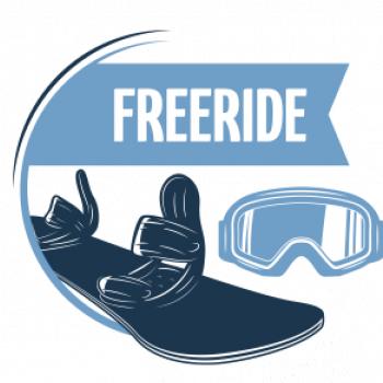 Freeride snowboard kruh Freeride snowboard kruh