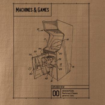 Nákres herný automat otvorený