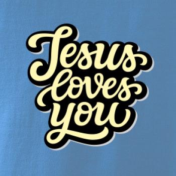 Jesus loves you - písané písmo
