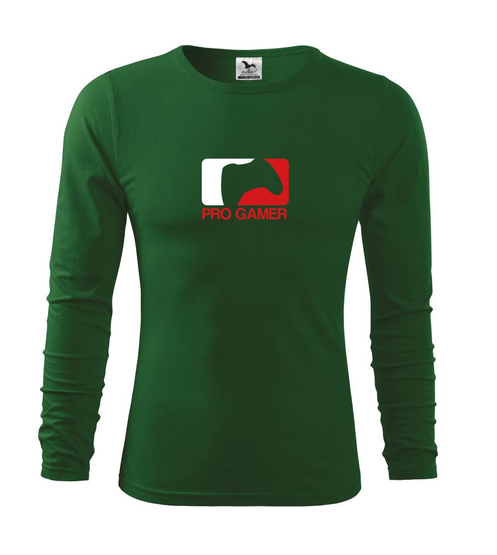Tričká pre ajťákov - Pro Gamer - Logo - Tričko s dlhým rukávom FIT-T long sleeve