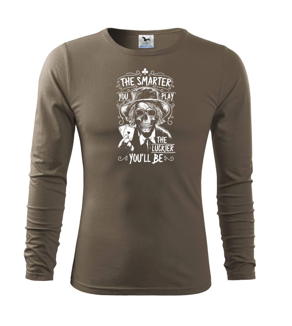 Lucky poker player Lucky poker player