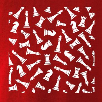 Šachové figúrky vo štvorci