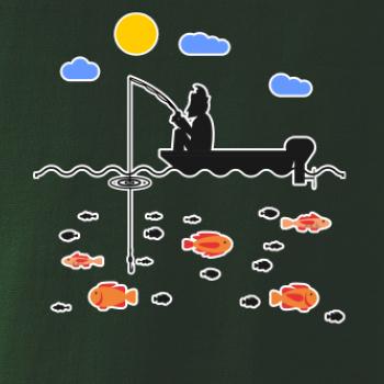 Rybár, ktorý má smolu na loďke