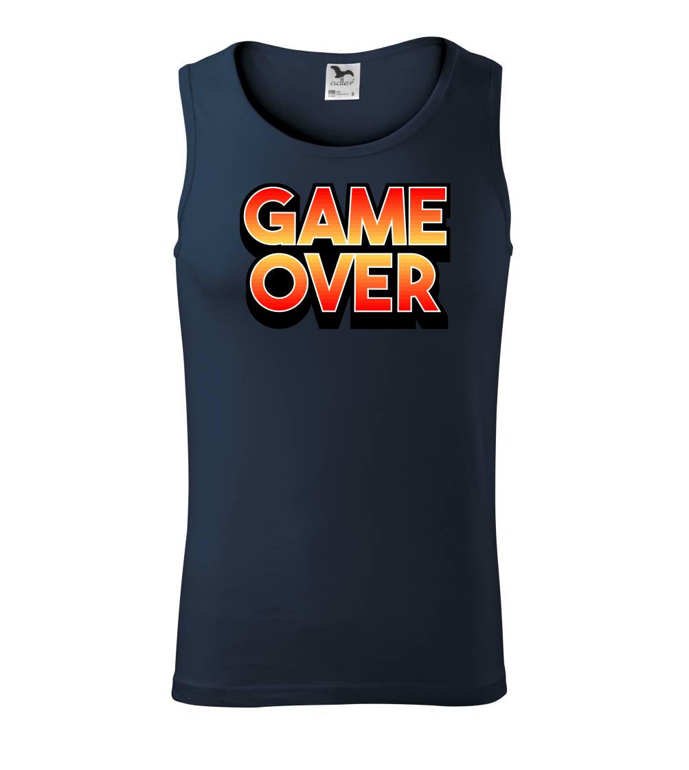 Tričká pre ajťákov - Game over - nápis farebný - Tielko pánske Core