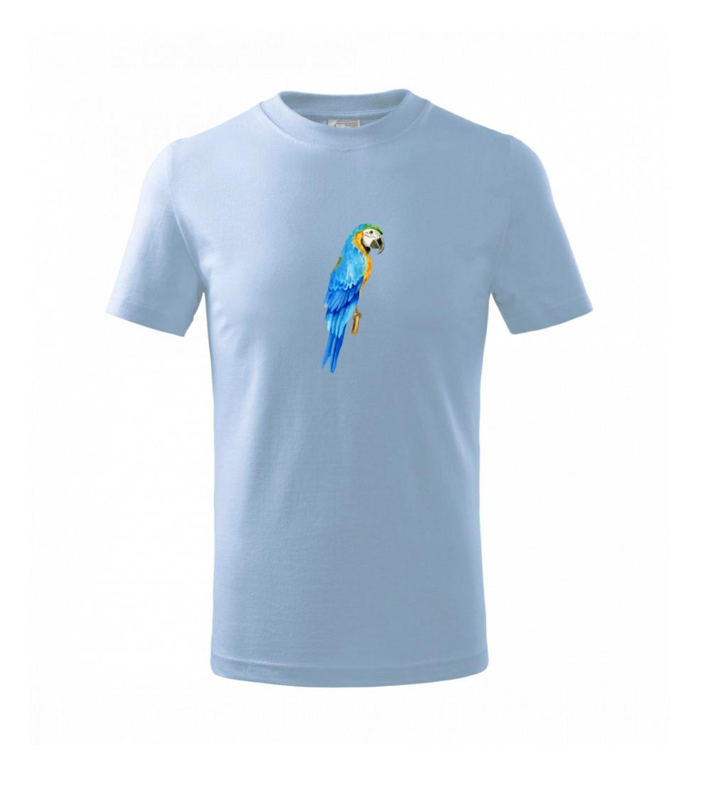 Ara modrá kreslená