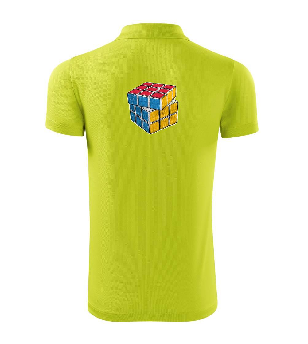 Rubikova kocka kreslená Rubikova kocka kreslená