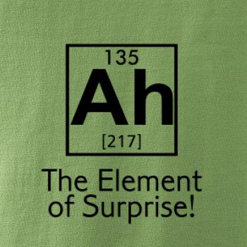 Ah element of surprise