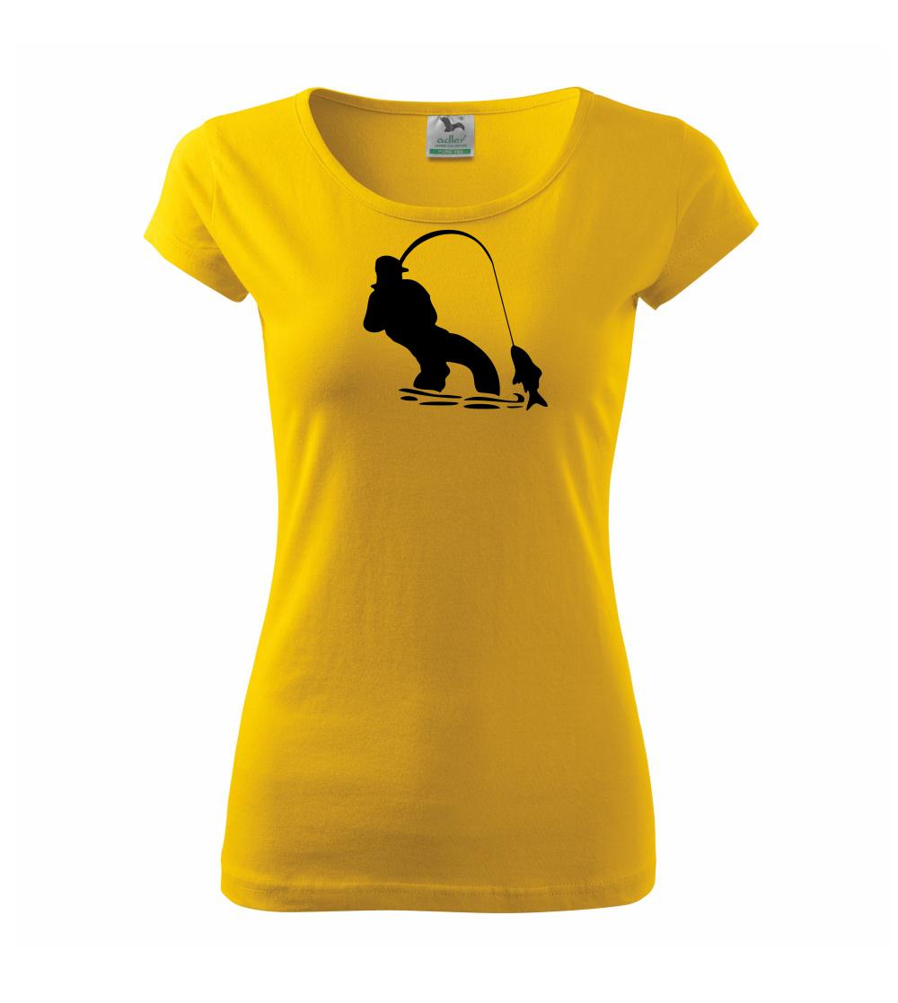 Rybár ťahajúce rybu Rybár ťahajúce rybu