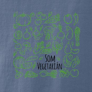 Som vegetarián - zelenina vo štvorci