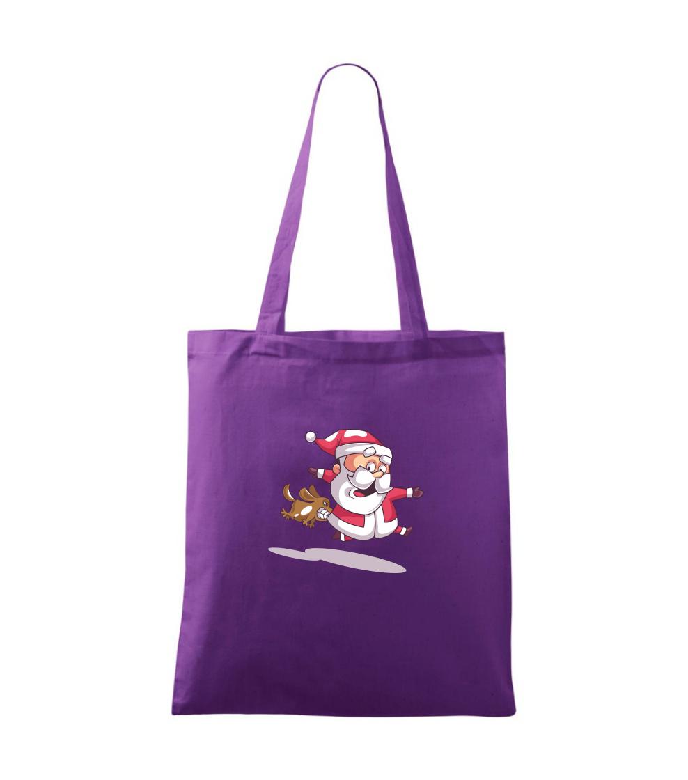 Santa so zahryznutým psom