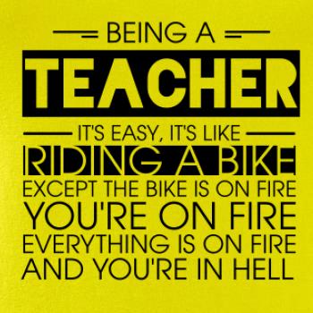Being a teacher - bike
