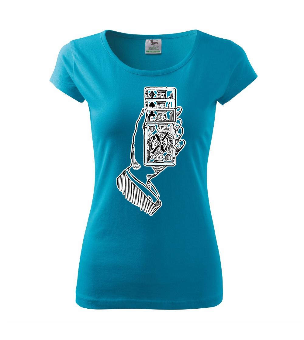 Poker ruka s kartami