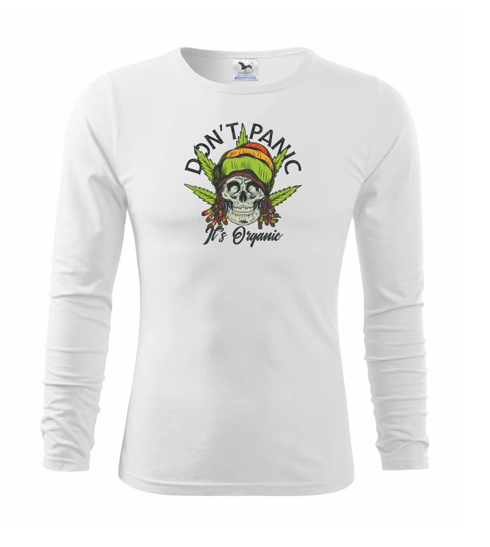 Grafické tričká - Don't panic it's organic - Tričko detské Long Sleeve