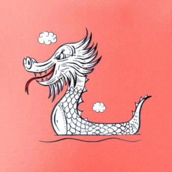 Dračia loď olejomaľba