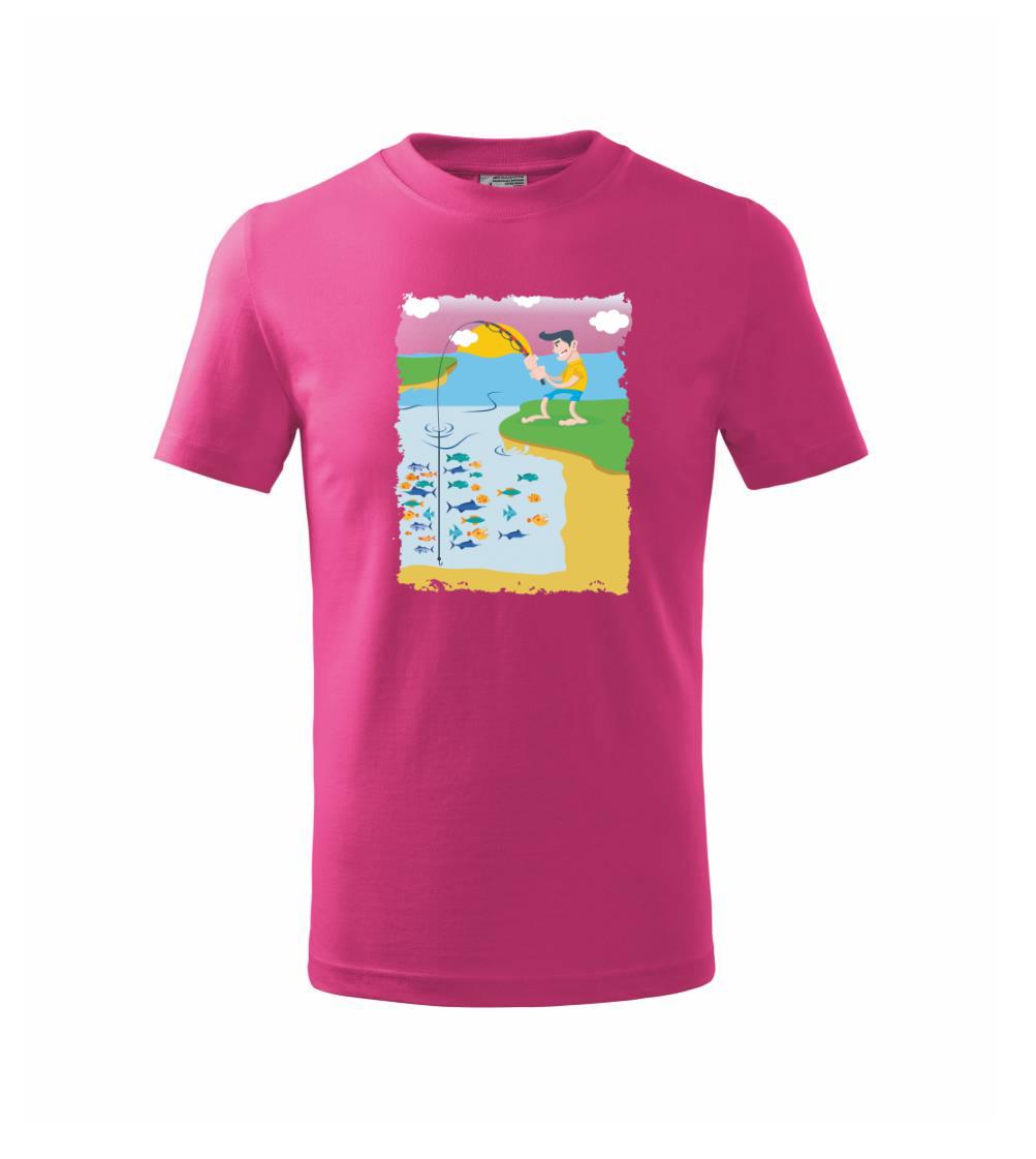 Rybár, ktorý má smolu farebný